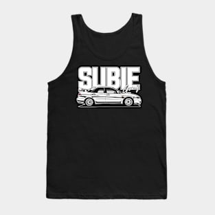 Impreza WRX STI White Print Tank Top